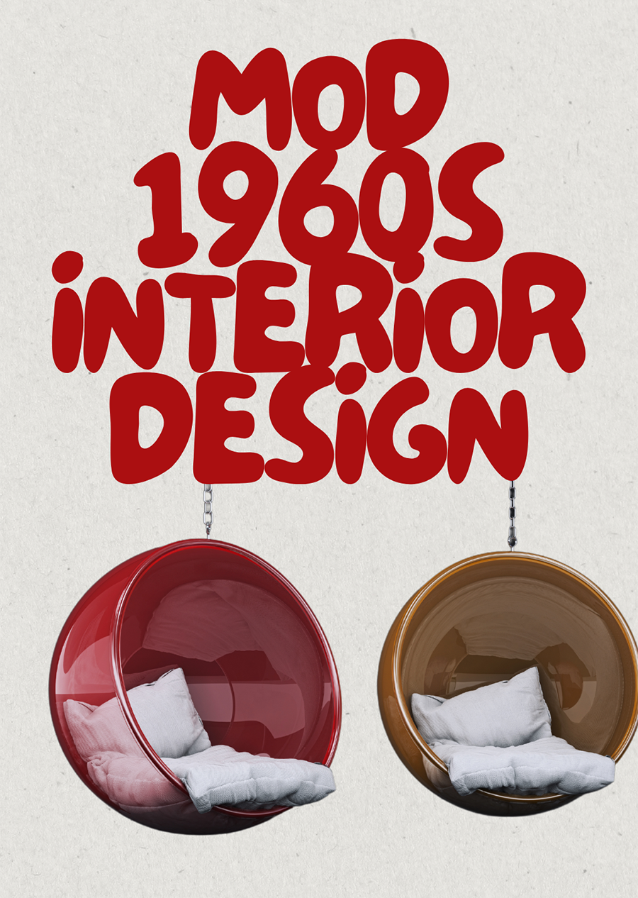 重返經典時光┃Mod 1960s interior design