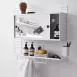 烤漆素色 - 滑門鏡櫃 Cabinet with Mirror Doors