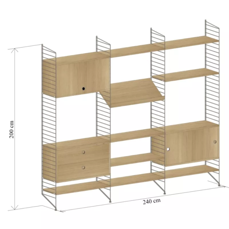 【許'r官方line訂製下單 byo-650549】String System - W240 * H200 cm