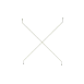 Cross Freestanding 交叉背桿 W58 & W78 cm - 組