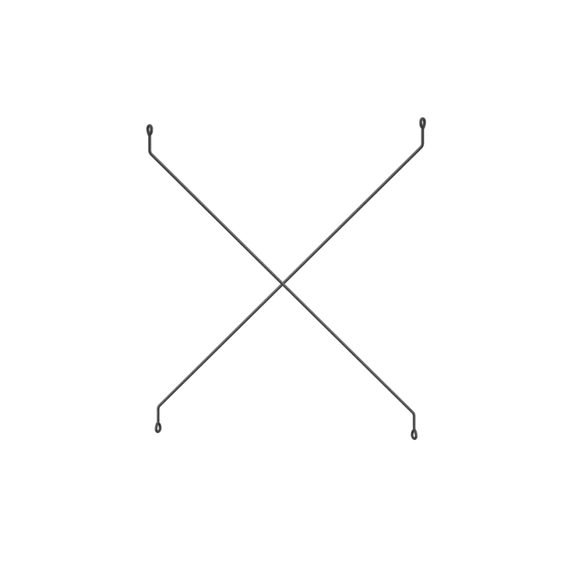 Cross Freestanding 交叉背桿 W58 & W78 cm - 組