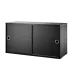 實木紋 - 滑門櫃 Cabinet with Sliding Doors