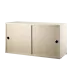 實木紋 - 滑門櫃 Cabinet with Sliding Doors