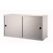烤漆素色 - 滑門櫃 Cabinet with Sliding Doors