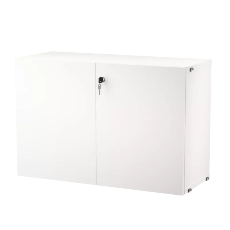 烤漆素色 - 附鎖對開門櫃 Cabinet with lock