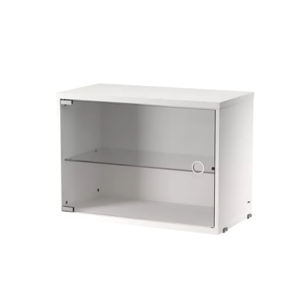 烤漆素色 - W58cm 左/右開玻璃門櫃 Display Cabinet with Swing Glass Door
