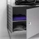 烤漆素色 - W58cm 左/右開玻璃門櫃 Display Cabinet with Swing Glass Door