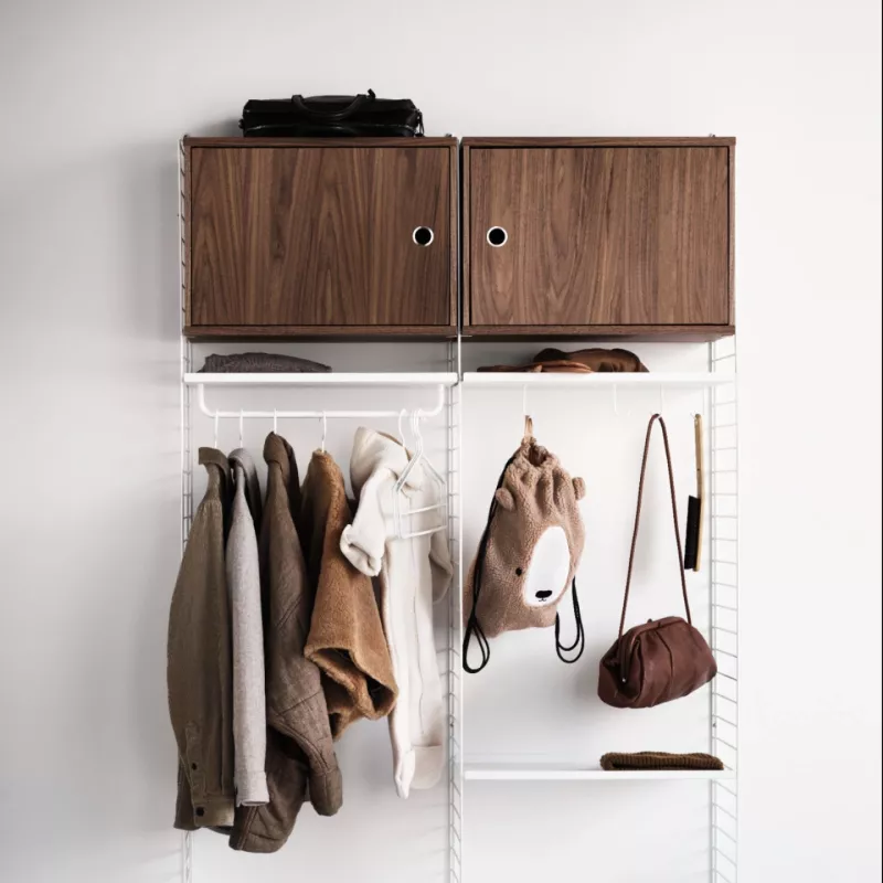 實木紋 - W58cm 上掀門櫃 Cabinet with flip door
