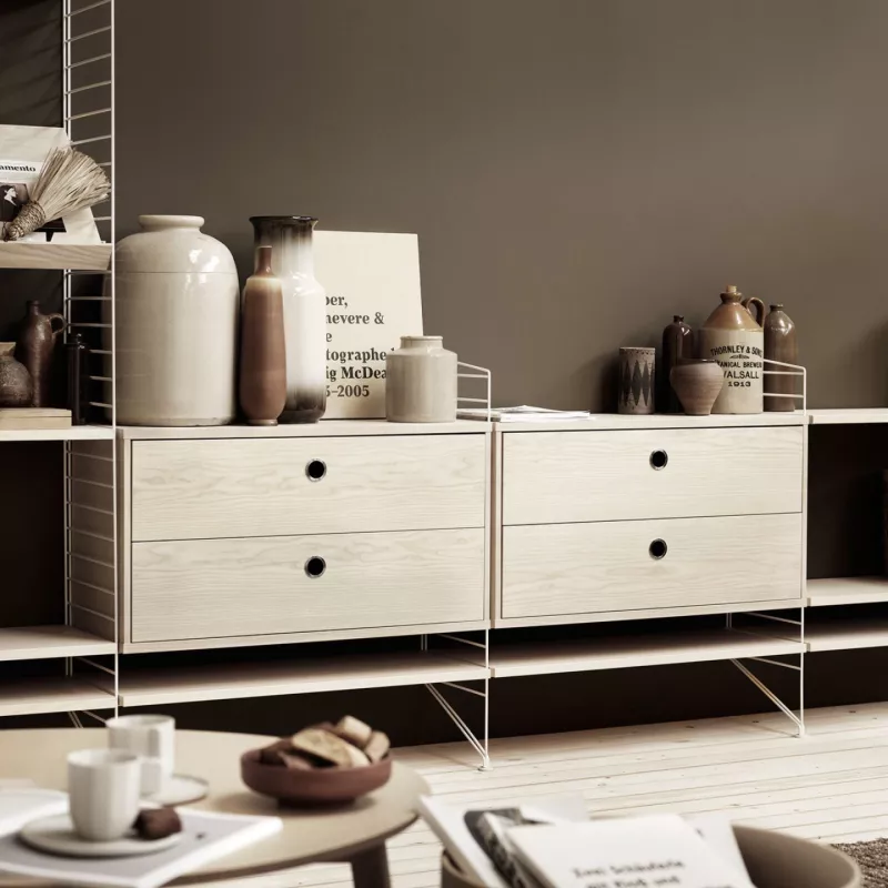 實木紋 - W78cm 抽屜櫃 Chest with Drawers