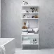 烤漆素色 - 玻璃滑門櫃 Display Cabinet