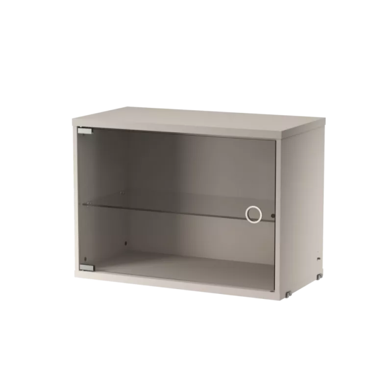 烤漆素色 - W58cm 左/右開玻璃門櫃 Display Cabinet with Swing Glass Door