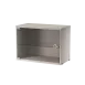 烤漆素色 - W58cm 左/右開玻璃門櫃 Display Cabinet with Swing Glass Door