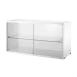 烤漆素色 - 玻璃滑門櫃 Display Cabinet