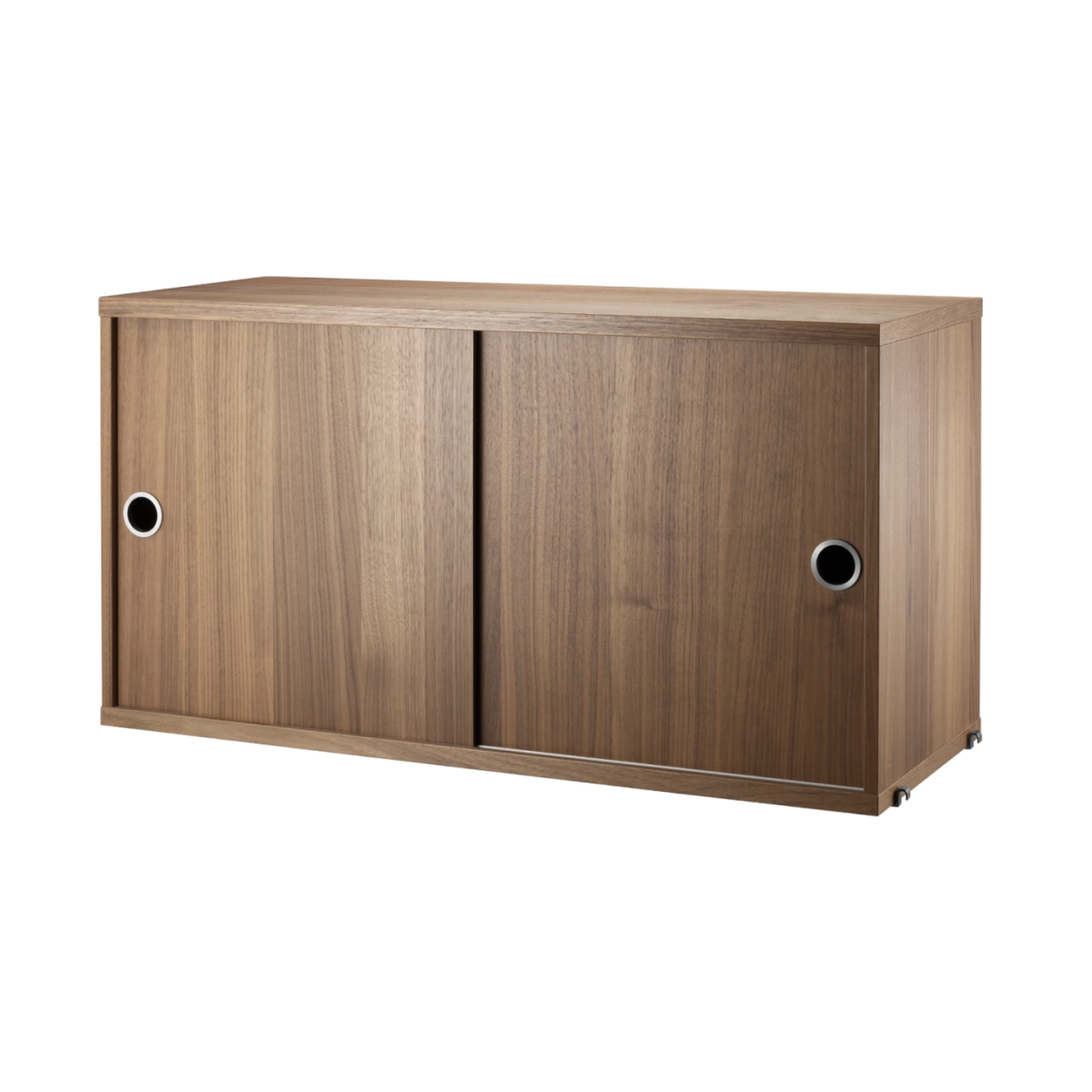 實木紋 - 滑門櫃 Cabinet with Sliding Doors